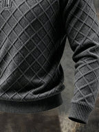 Leandro | Retro Pullover with Henley Button Placket