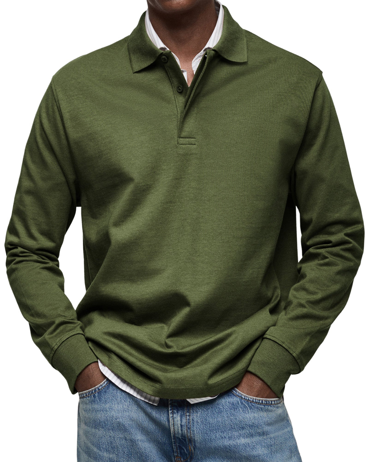 Conrad | Luxurious Long-sleeved Polo Shirt