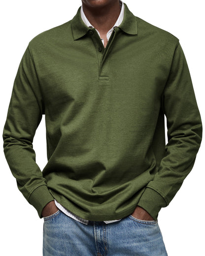 Conrad | Luxurious Long-sleeved Polo Shirt