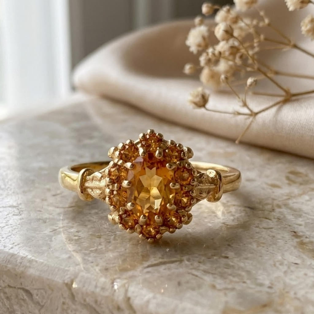 Mia | Vintage Citrien Bloemring