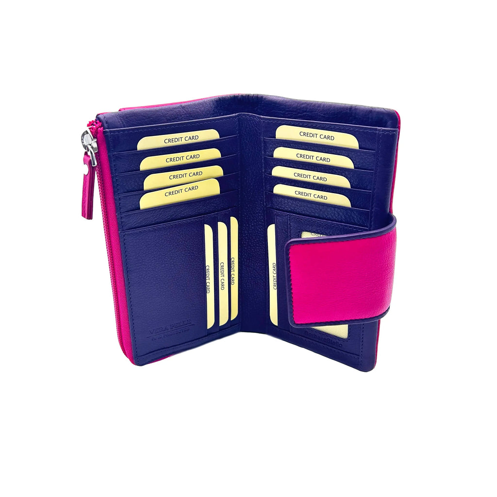 9327 Ladies' Purse Fuchsia/Purple