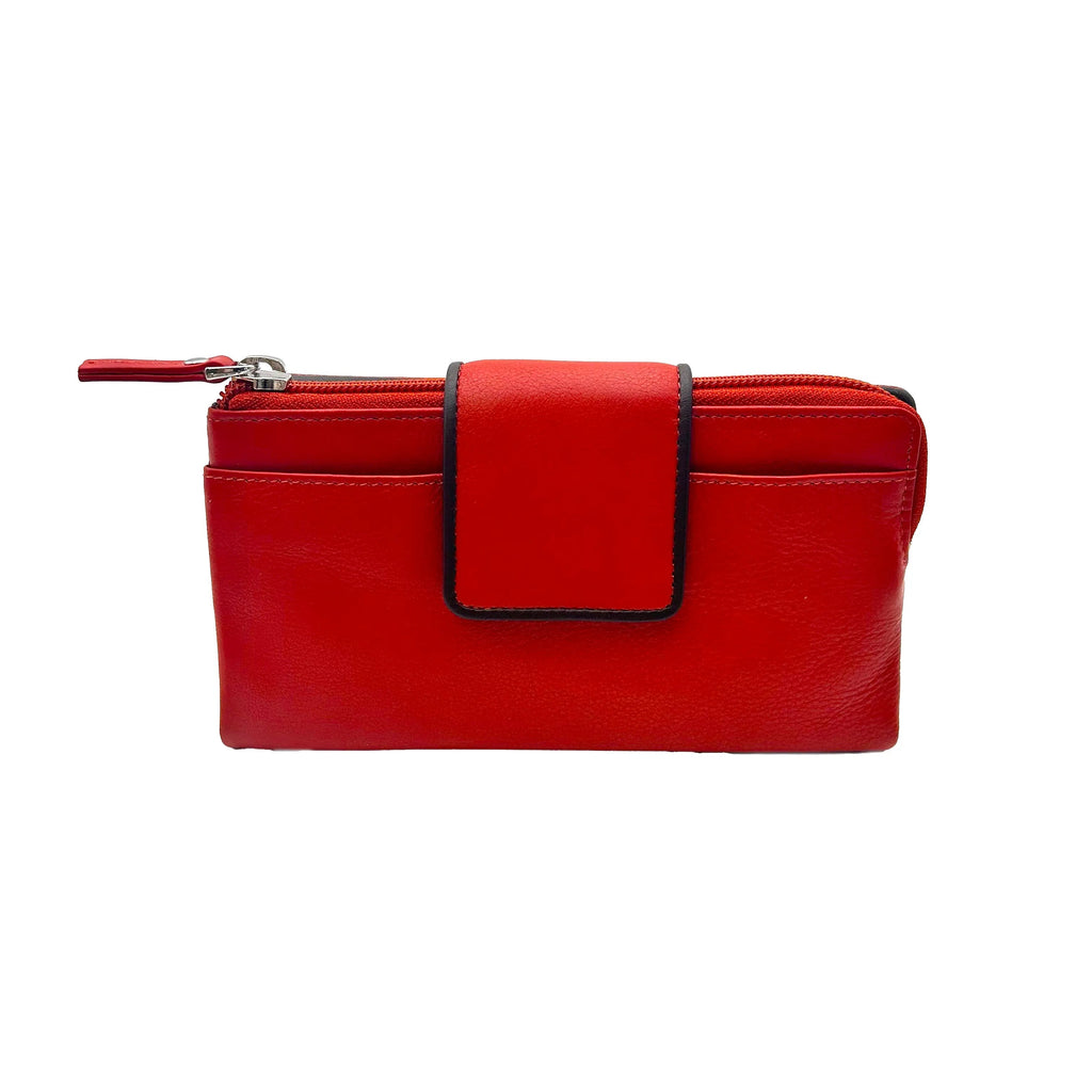 9327 Ladies' Purse Orange/Brown