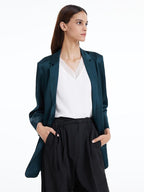 Women's Triacetate Jacket with One Button