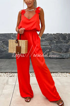 Cosima | Casual Jumpsuit with Embroidery