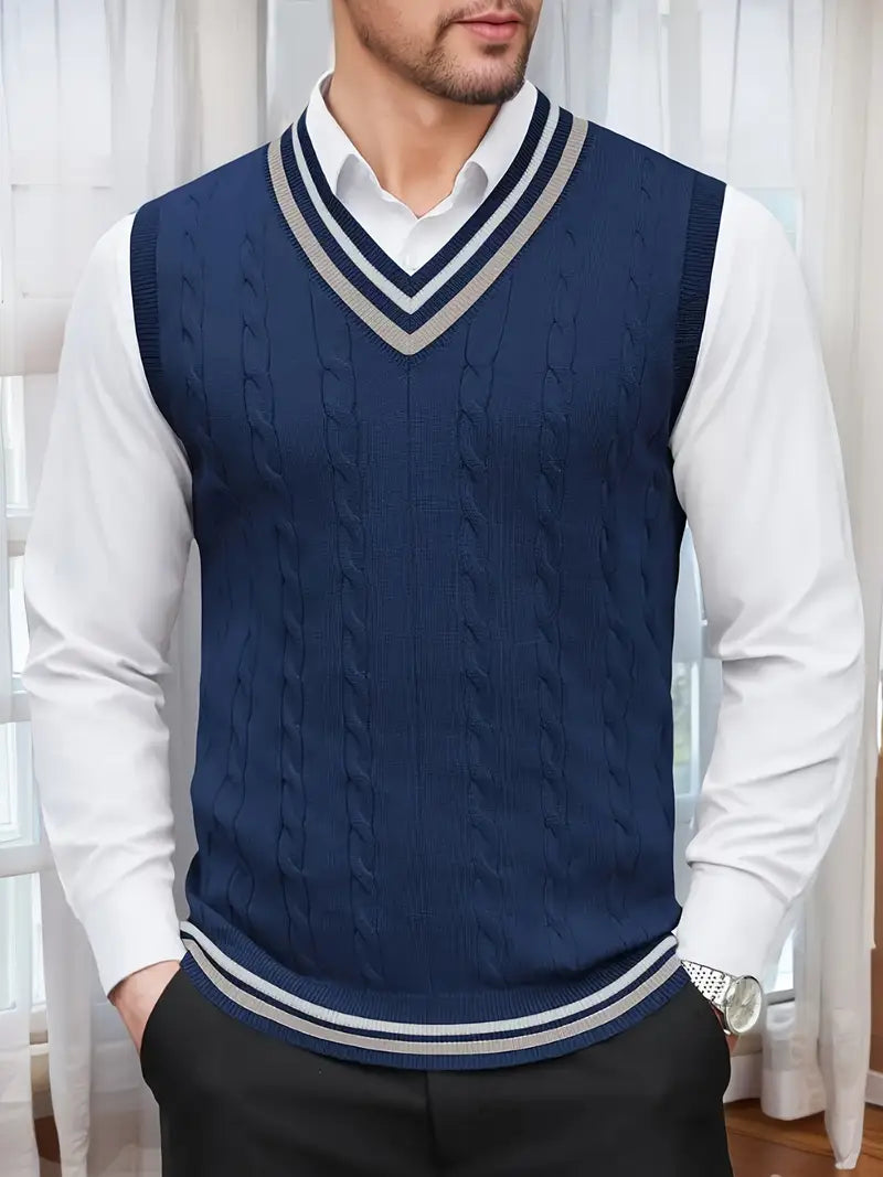 Duane | Sleeveless Knitted Sweater