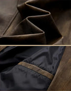 Julien – Leather Jacket with Locomotive Collar