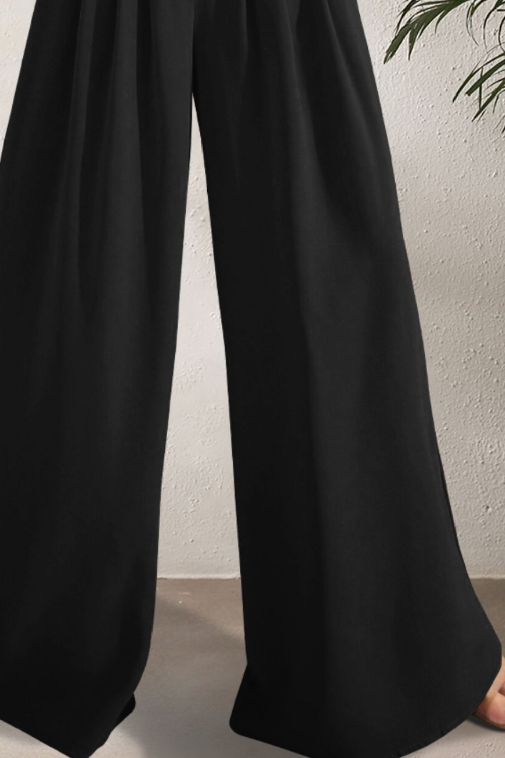 ZY | Wide Leg High-Waisted Trousers