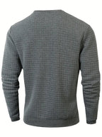 Andreas Herren Pullover – Boho Check, Langarm, Gemütlich