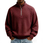 André | Ferran Waffle Quarter-Zip Pullover
