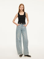 Women's Square Neck Strappy Top