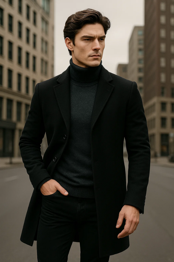 Karlo | Single-Breasted Solid Colour Jacket