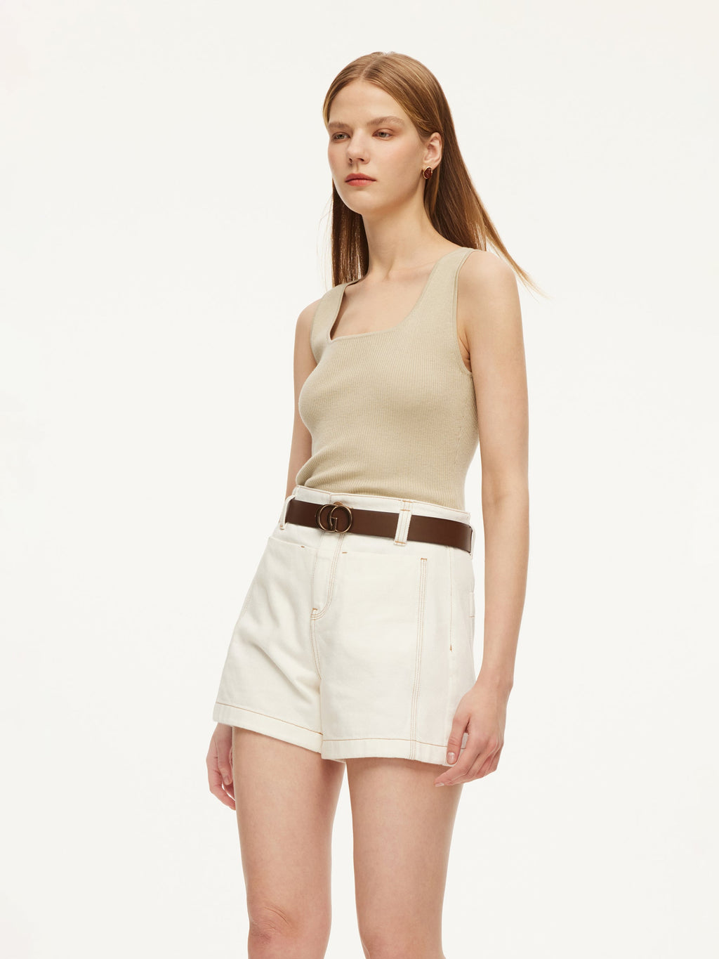 Women's Square Neck Strappy Top