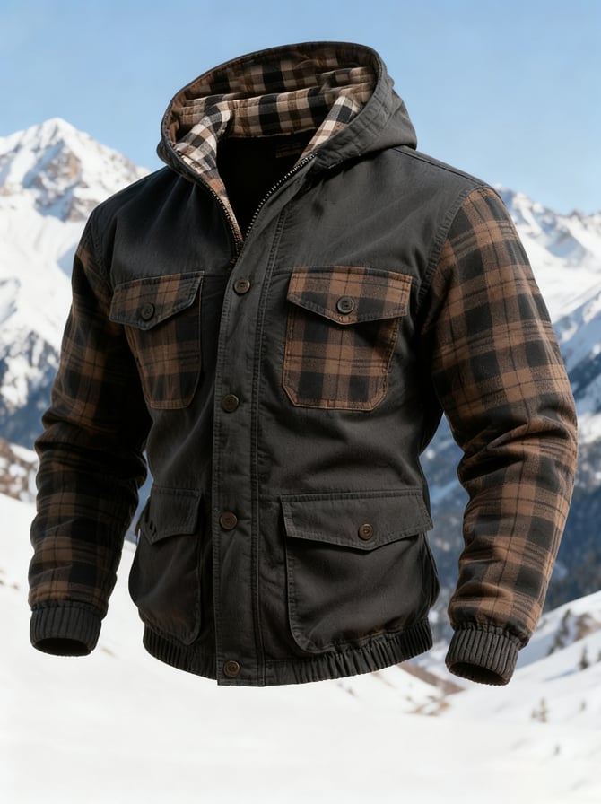BOSSHARD - Windproof, warm, and cold-resistant men's hooded jacket