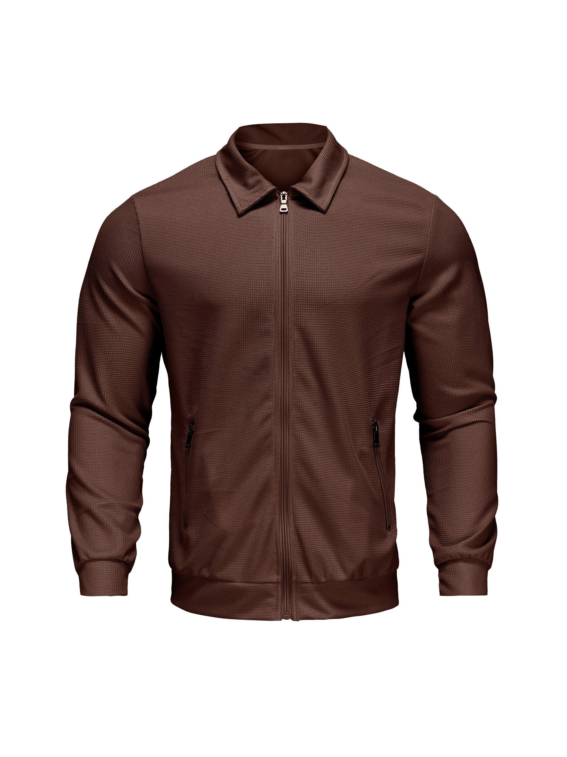 Marvin – Casual Polyester Jacket with Zip