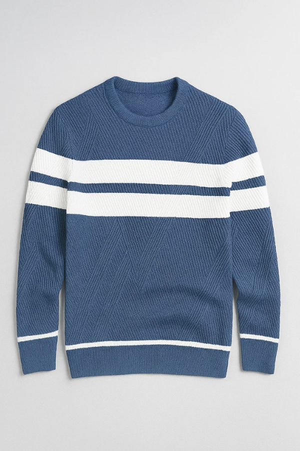 BOSSHARD | Stylish Men's Sweater with Herringbone Pattern