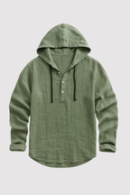 Bradley | Elegant Long-Sleeve Shirt with Hood
