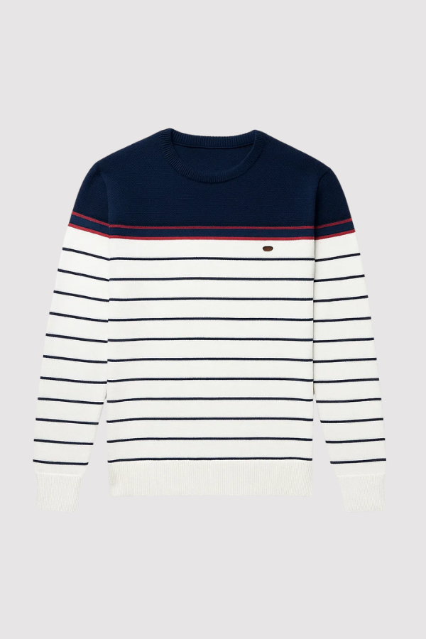 BOSSHARD | Men's Jumper with Stripe Pattern