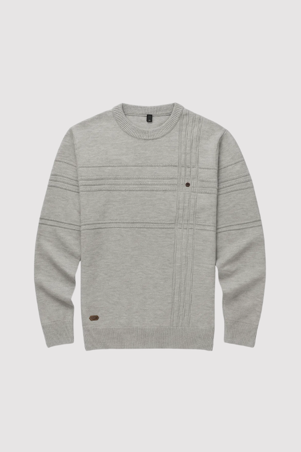 BOSSHARD | Stylish Men's Sweater with Check Design