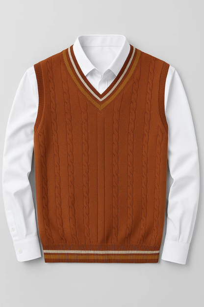 Duane | Sleeveless Knitted Sweater