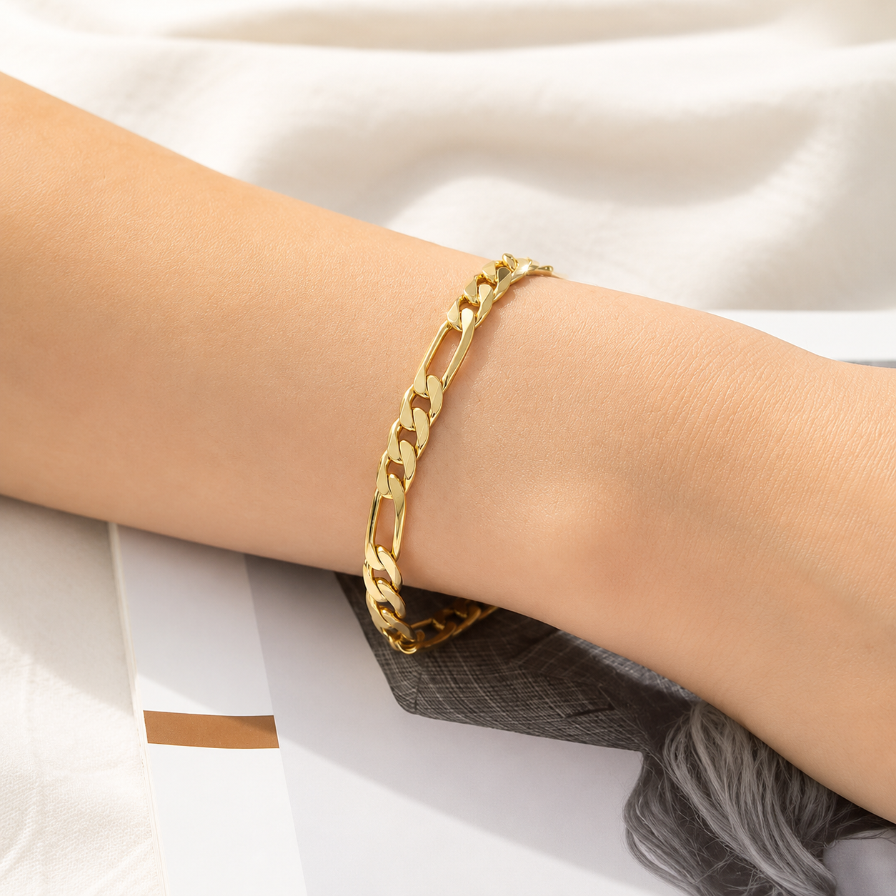 Alex™ | Minimalistische Figaro Armband