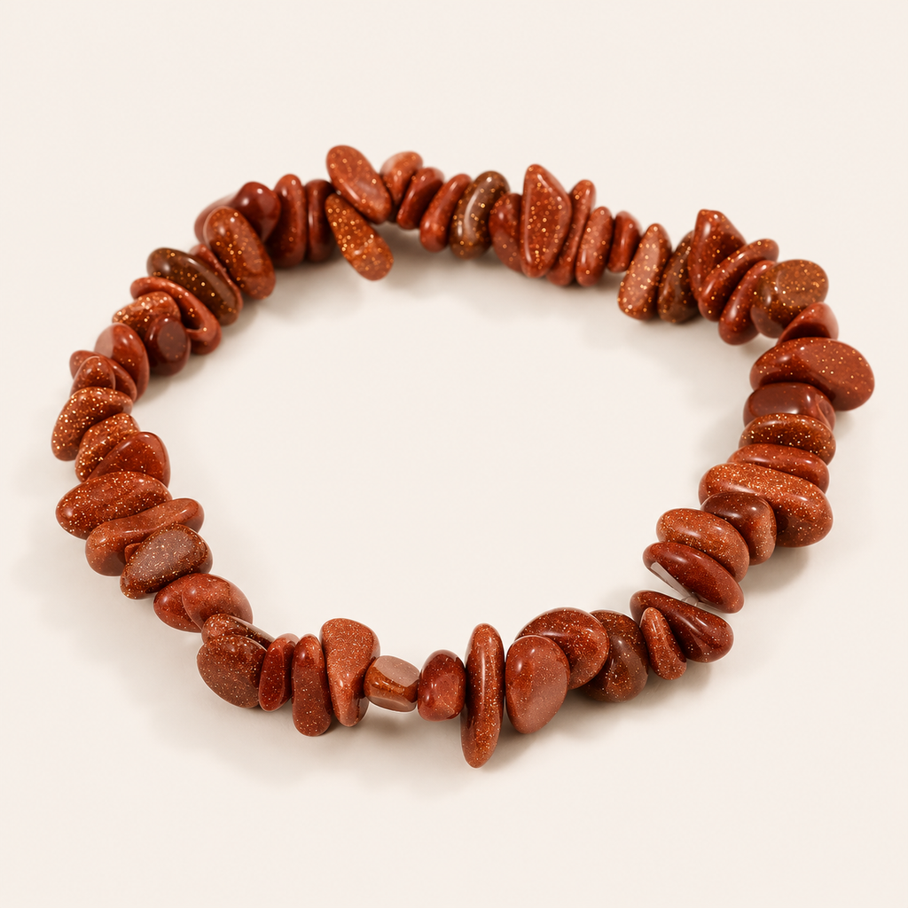Esme | Bohemian Kleur Natuurlijke Irregulaire Gem Elastische Armband