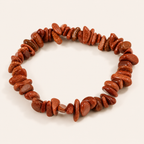 Esme | Bohemian Kleur Natuurlijke Irregulaire Gem Elastische Armband