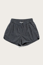 Luca Track Shorts / Charcoal Stripe