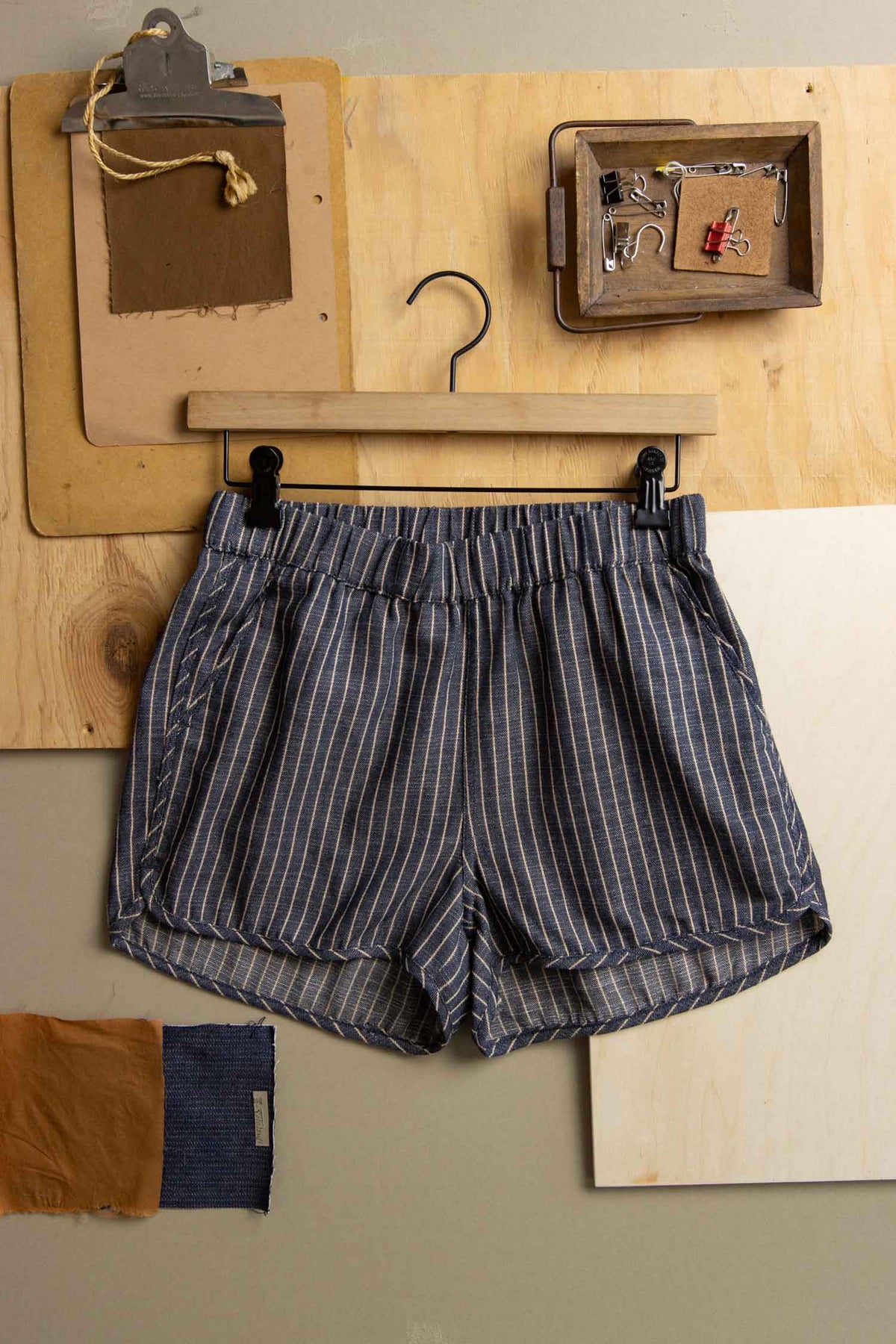 Luca Short Sports / Houndstooth Denim