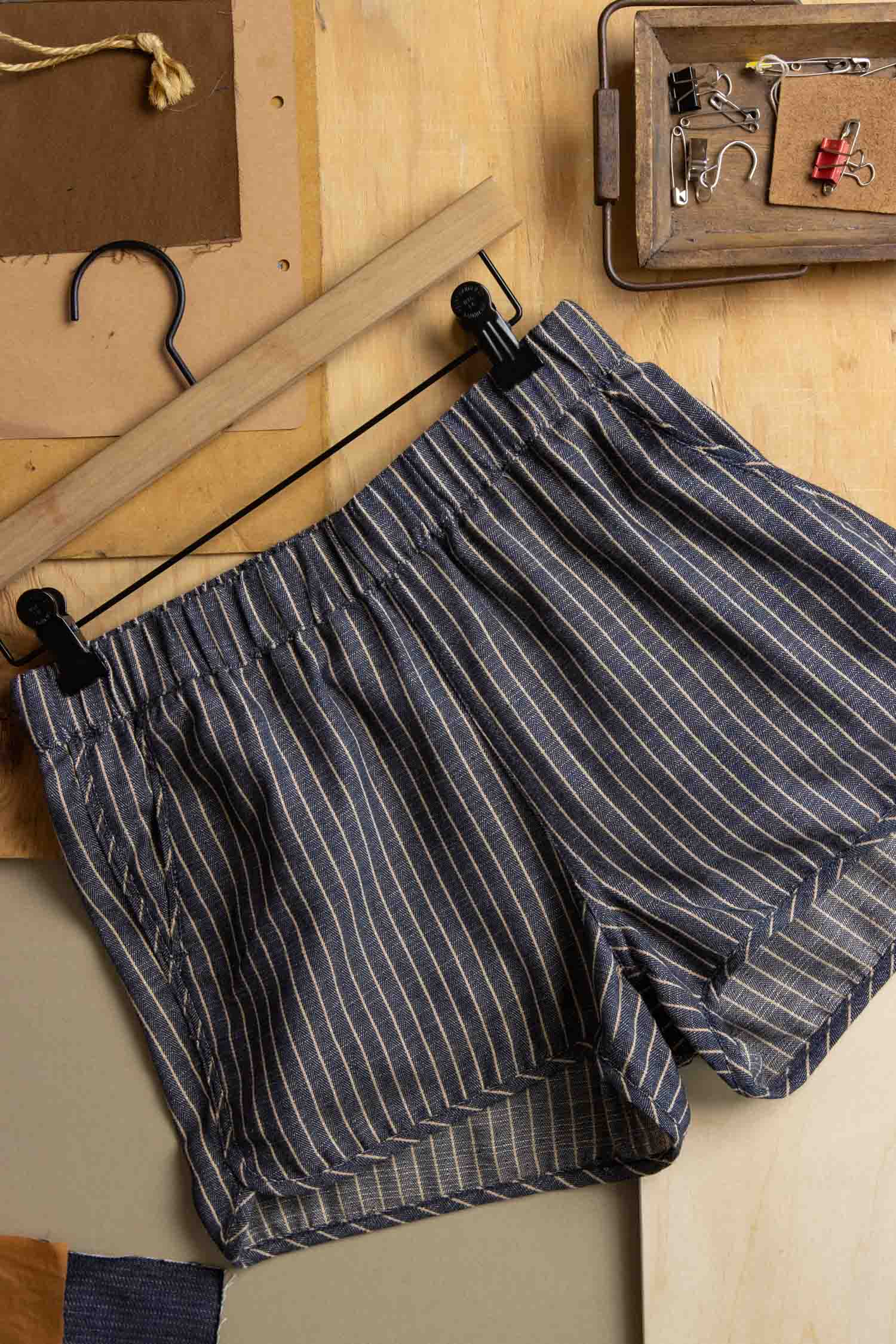 Luca Short Sports / Houndstooth Denim