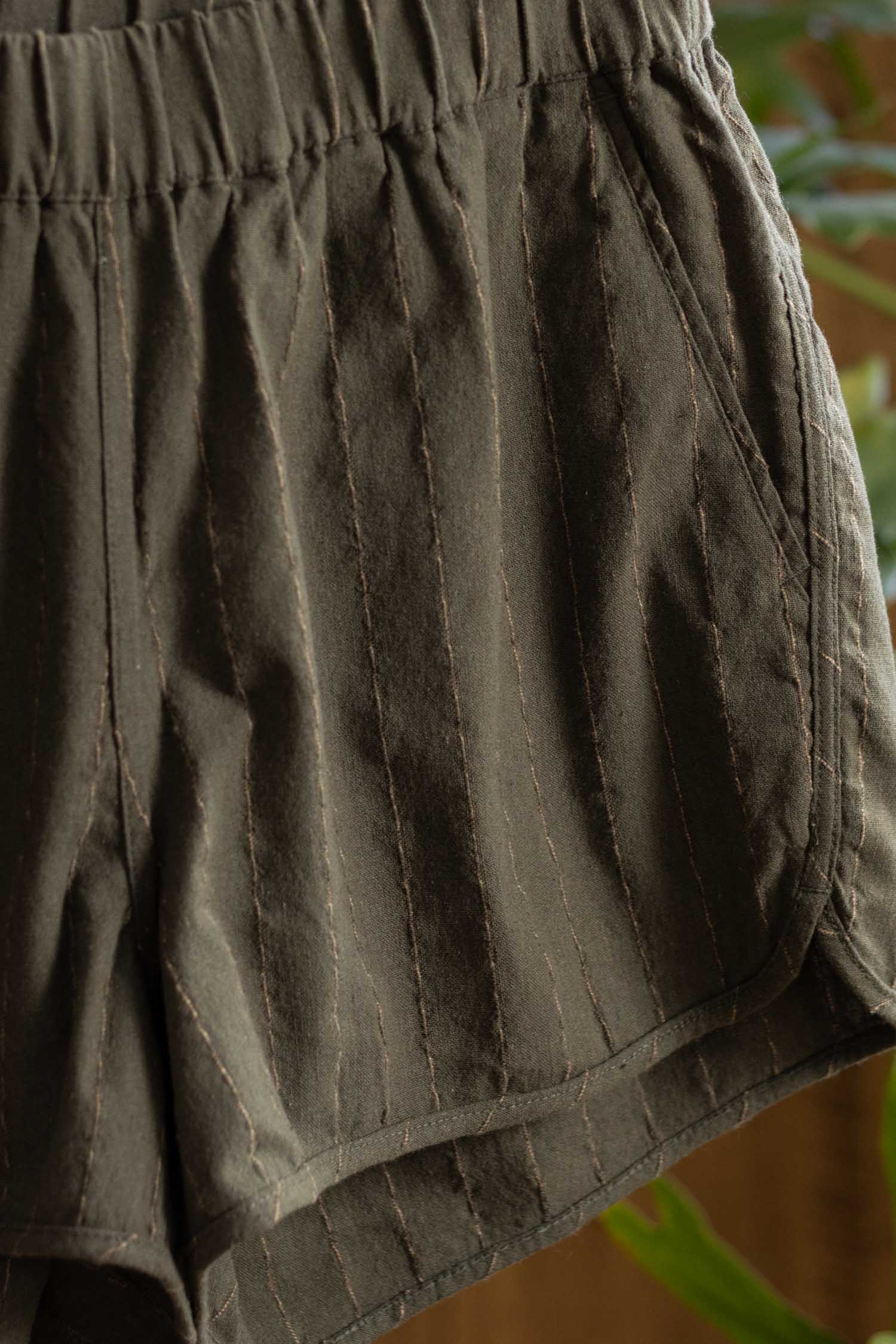Luca Track Shorts / Olive Strap