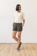 Luca Track Shorts / Olive Strap