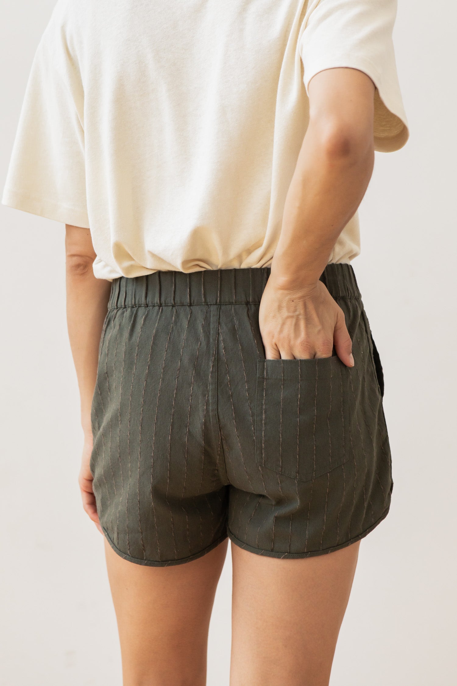 Luca Track Shorts / Olive Strap