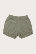 Luca Track Shorts / Olive Striped