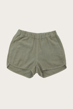 Luca Track Shorts / Olive Striped