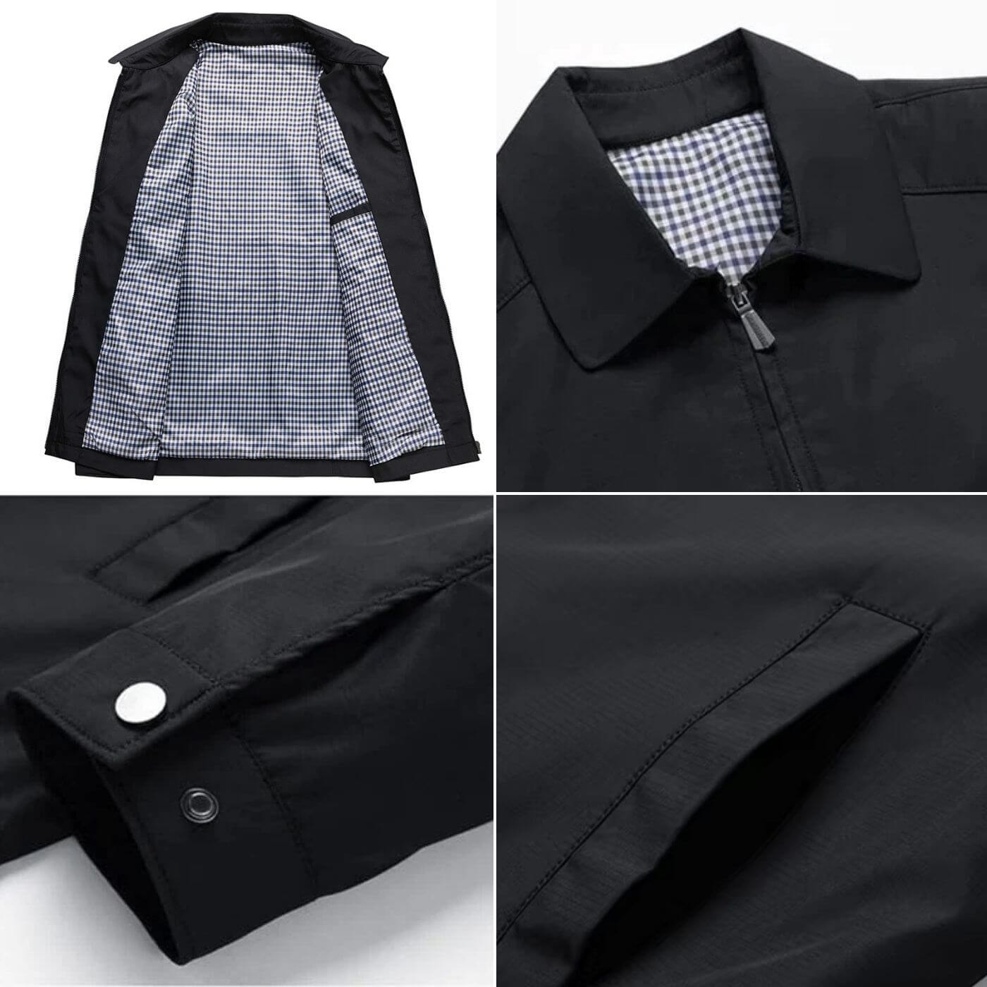 Higinio Men's Jacket – Premium Long Sleeves, Stylish Transitional Jacket