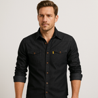 Nathanial Cotton Denim Shirt