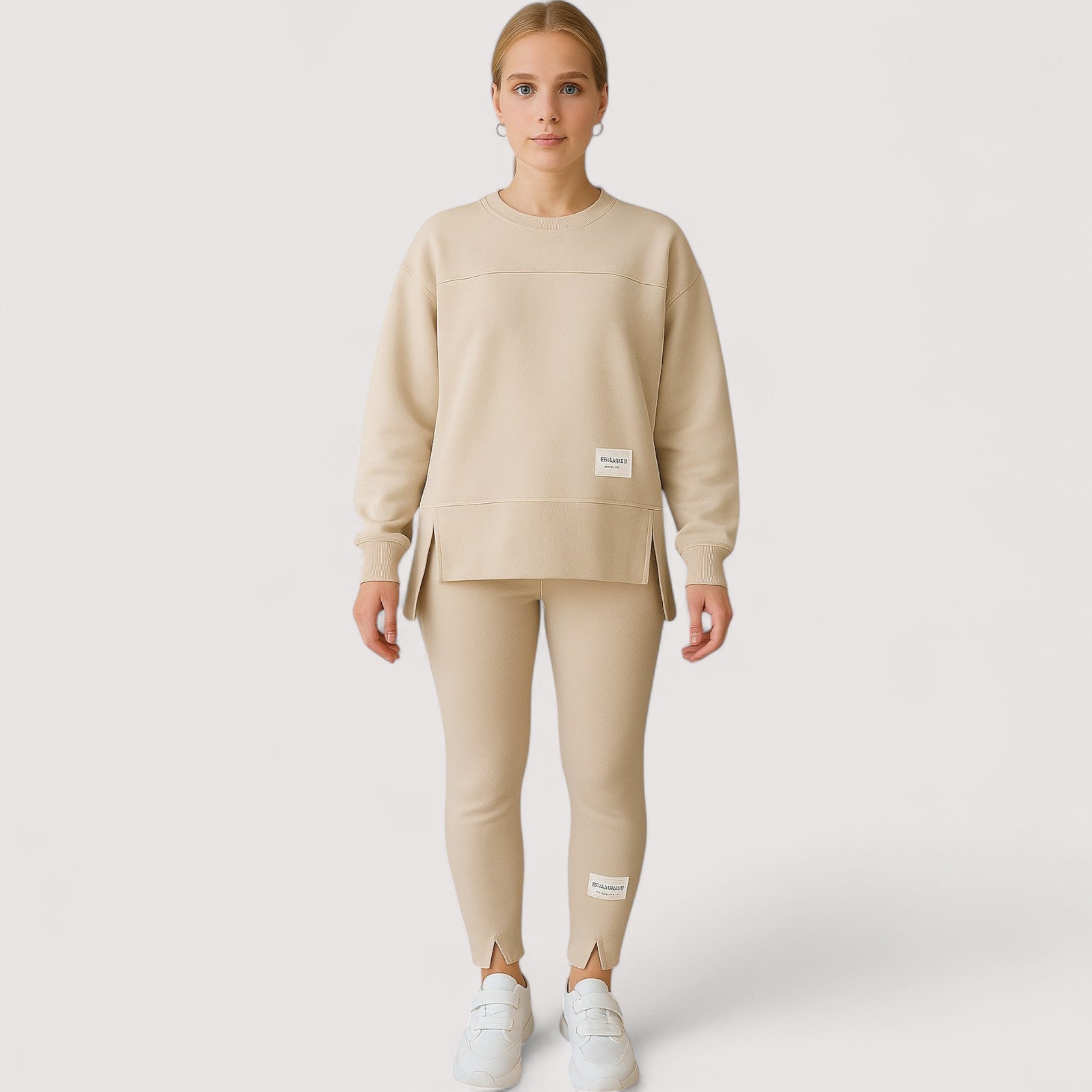 Ladies' Set – Sweater & Leggings, Comfortable & Casual SEO Title (English):