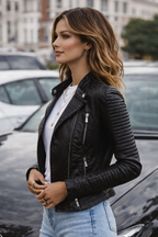 Sabrynne | Leather Jacket