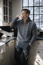 Gwydion | Patchwork Knit Sweater