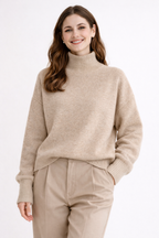 Isabella - Cashmere Roll Neck Jumper