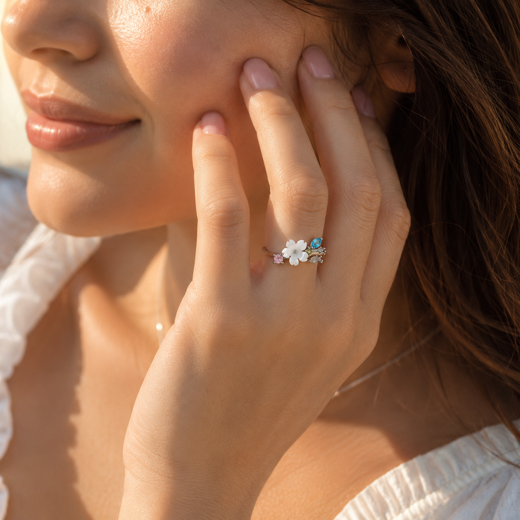 Cheska | Verstelbare Vintage Knuckle Joint Schattige Ring