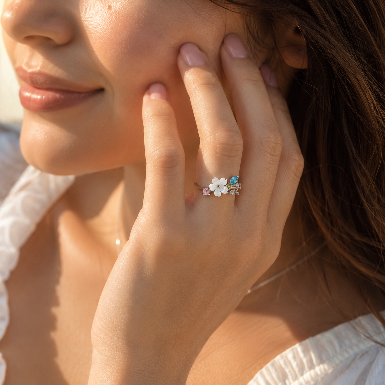 Cheska | Verstelbare Vintage Knuckle Joint Schattige Ring