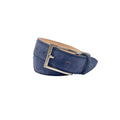 Mid-Blue Suede Belt