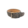 Light Grey Suede Belt