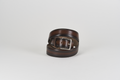 Alter brown hand-dyed belt