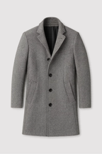 Franck | Long-Sleeved Jacket with Buttons and Tartan Pattern