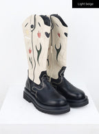 Western Knee High Socks IL306