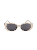 Jewel Slim Oval Fashion Sunglasses IJ508