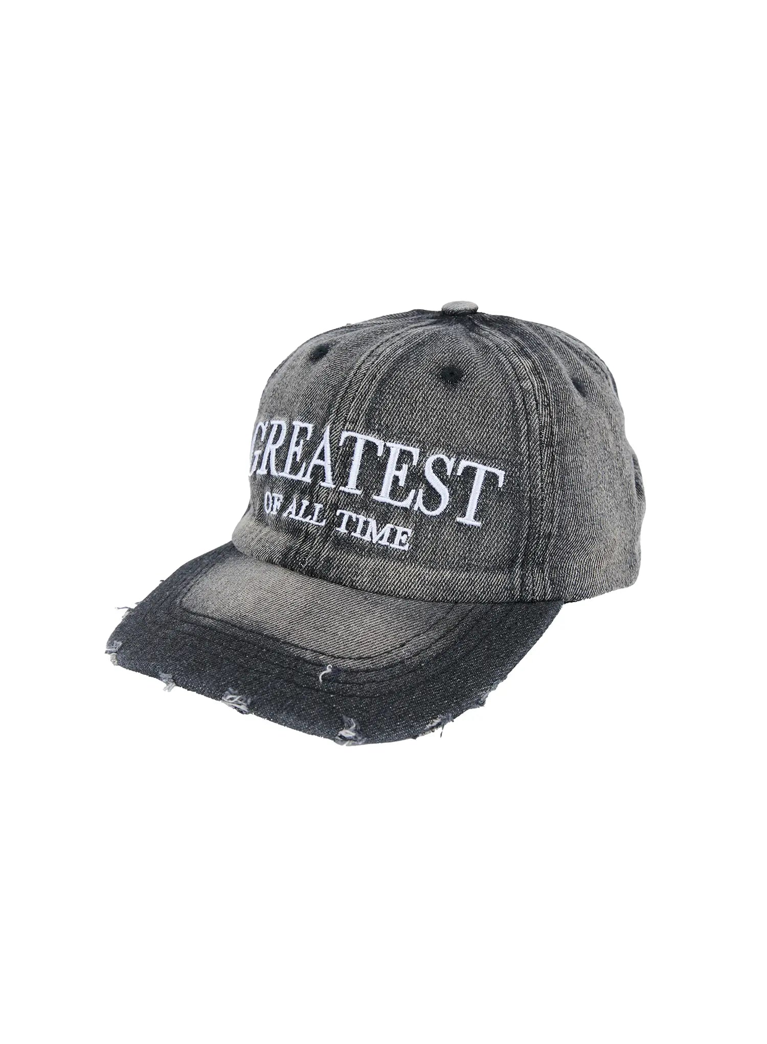 Men's Distressed Denim Baseball Cap IL529