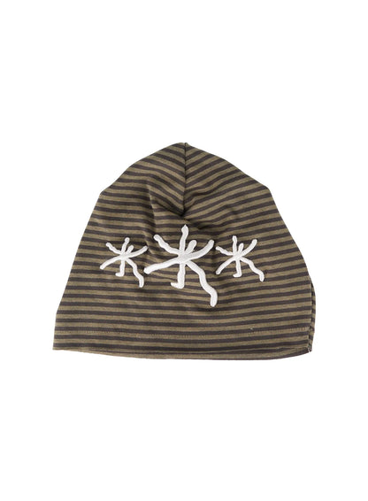Men's Striped Floral Cap IL515
